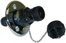 THMA CHROME PLATED WASHDOWN T. H. MARINE WDV-1CP-DP