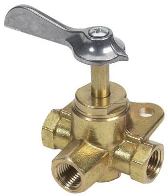 MOEL 1/4 FNPT BRASS 3-WAYMoeller 033305-10