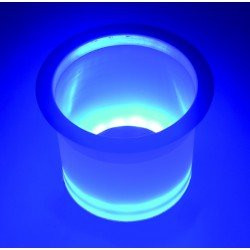 THMA LED CUP HOLDR W/SS RIM BLU T. H. MARINE LED-LCH-BU-DP