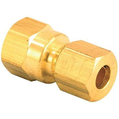 T&S Brass 66-6-8X 3/8X1/2 ODXF COMPR ADAPTER LEAD FREE W66-68 CRAFT MFG. COMPANY 975835