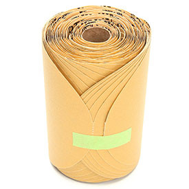 3M B1903573 (216U) Gold Paper D/F Disc Roll 216U, 5 in x NH 5 Holes P150 A-weight [You are purchasing the Min order quantity which is 1 Rolls]