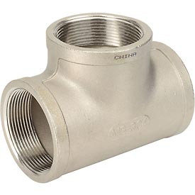 MERIT B1875157 2 In. 304 Stainless Steel Tee - FNPT - Class 150 - 300 PSI - Import