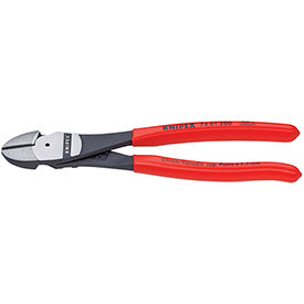 KNIPEX® 74 01 200 SBA High Leverage Diagonal Cutting Pliers 8" OAL