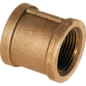 MERIT B1874970 Lead Free Brass Pipe Fitting, Coupling, Class 125, 2" NPT Female