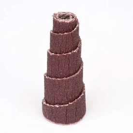 3M B1798234 & #8482 Full Tapered Cartridge Roll 341D 3/8" x 1" x 1/8" Aluminum Oxide P180 Grt