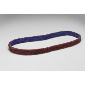 3M B1769657 Scotch-Brite DF-BL Non-Woven Aluminum Oxide Sanding Belt - Medium Grade - 1/2 in Width x 24 in Length - 64459 [PRICE is per BELT]