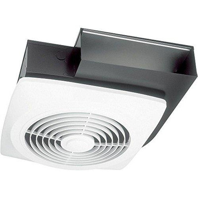 Broan BRO503 -Broan Exhaust Fan, White Side Discharge Ceiling or Wall Ventilation Fan, 5.0 Sones, 160 CFM, 8"
