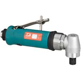 Dynabrade B1611209 .7HP Right Angle Die Grinder, 18,000 RPM, Geared, Rear Exhaust, 1/4" & 6MM Collets