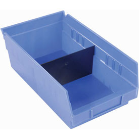 Akro-Mils 752370 Width Divider for 30120, 30124, or 30128 Shelf Bins, Black, 24-Pack by