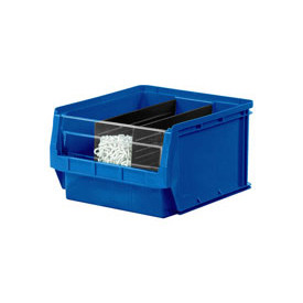 QUANTUM STORAGE SYSTEMS 613126BL Quantum Magnum Plastic Stackable Storage Bin QMS532 12-3/8 x 19-3/4 x 7-7/8 Blue