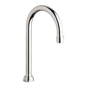 Chicago Faucets CGN2AH8E3JKABCP  5-1/4" Rigid / Swing Gooseneck Spout.