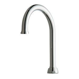 Chicago Faucets CGN2AH8FCJKABCP  5-1/4" Rigid / Swing Gooseneck Spout.