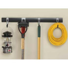Rubbermaid 270137 FastTrack Garage Storage System All-in-One Rail & Hook Kit, 5-Piece, (1784461)
