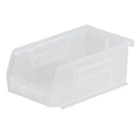 Akro-Mils 184811CL 30220 Plastic Storage Stacking AkroBin, 7-Inch by 4-Inch by 3-Inch, Clear, Case of 24