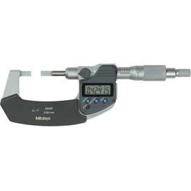 Mitutoyo America Corporation B611871 Mitutoyo 0-1" IP54 Digimatic .016" Blade Micrometer W/ Output