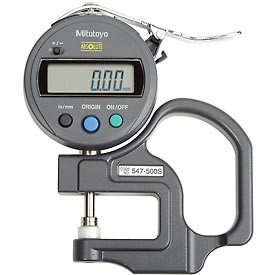 Mitutoyo America Corporation B611447 Mitutoyo 0-.47" / 0-12MM Digimatic Digital Thickness Gage (.005" Resolution)