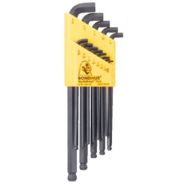 Bondhus B326976 13-Piece Balldriver Stubby L-Wrench Set, .050-3.8" Corp. BND
