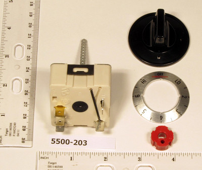 ROBERTSHAW 19843 INFINITE SW.240V,5%,BLACK DIAL 5500-203