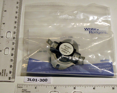 WHITE-RODGERS 5105 Thermostats 250F in 300F Cut-out Open on Rise.