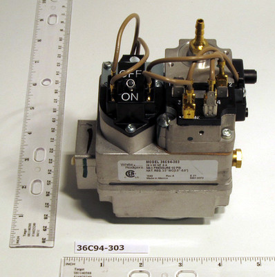 WHITE-RODGERS 5080 White-Rodgers Gas Valve, 1/2" X 3/4", straight thru, 24 VAC, Pilot (No plug in)