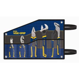 Vise Grip B223277 Irwin Vise-Grip 5-pc ProPlier Set, Slip Joint, Lineman Plier, Adj. Wrench, Groove Joint,Tray,Bag