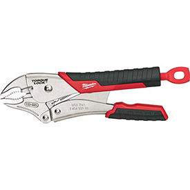 MILWAUKEE B1953605 ® TORQUE LOCK® LOCKING PLIERS, DURABLE GRIP, CURVED JAW, 10 IN. 2490365