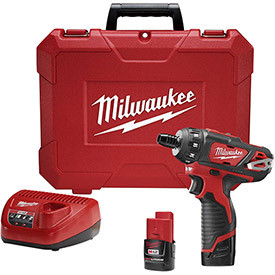 MILWAUKEE B1820315 M12™ Cordless Lithium-ion 1/4” Hex 2-Speed Screwdriver Kit Electric Tools MLW
