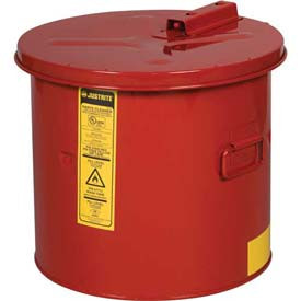 Justrite B868063 Dip Tank, 3-1/2-Gallon, Red,