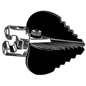 RIDGE B861655 Ridge & #174 4-Blade Cutter, 1-3/8" For Model K-39/K-39AF, K-380, K-3800 Drum Machines