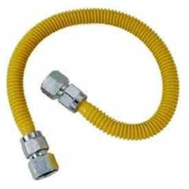 T&S Brass BCSSC2236 CSS GAS CONN 3/4"FIP X 3/4"FIP X36"