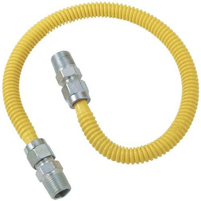 T&S Brass BCSSD4448 Brasscraft Gas Dryer and Water Heater Flex-Lines