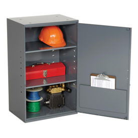 Durham 331388GY Durham Utility Wall Mount Cabinet Dark Gray - 19-7/8"W x 14-1/4"D x 32-3/4"H