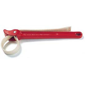 RIDGE B333588 Ridge & #174 #5P 18" 5-1/2" Capacity Strap Wrench (1-3/4" Strap Width)
