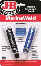 J B Weld MARINEWELD EPOXY, 2 OZ. J B Weld MARINEWELD EPOXY, 2 OZ.J-B MarineWeld is