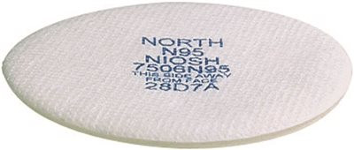 Honeywell 294403 North(R) N95 Prefilter For 5400, 5500, 7600 And 7700 Series Air Purifying Respirator (Requires N750015 Filter Holder and N750027 Filter Cover).