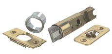 KWIKSET 803108 1826-18 6-Way Adjustable Plain Latch, Polished Brass.