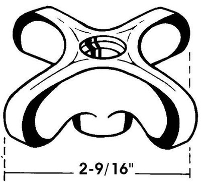 SPEAKMAN SX-0228973 ZINC CROSS HANDLE REPLACEMENT KIT