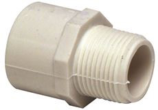 Mueller Industries 99105 Mueller - - 3/4" x 1/2" PVC Schedule 40 Pressure Fitting - Male Slip x MPT Adapter (50 pack)