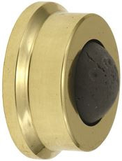 NATIONAL BRAND ALTERNATIVE 901062 Universal Wall Door Stop, Polished Brass