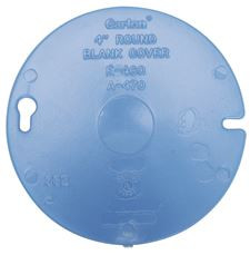Carlon 663162 Lamson & Sessons 4" Round Blank Box Cover
