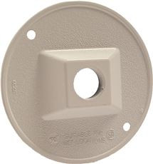 Hubbell 662064Hubbell-Bell 4-Inch Round Cluster Weatherproof Cover, White