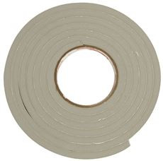 THERMWELL 471059 Frost King Vinyl Foam Tape - Closed Cell - Moderate Compression, 1/2 W", 3/8" Thick, 10' L, Grey