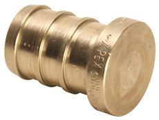 Zurn 101920  Pex Brass Test Plug - 1/2" Barb - Lead Free