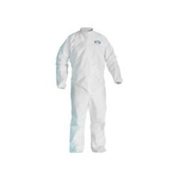Kimberly Clark KCC46105 Kleenguard A30 White 2XL Microforce Disposable Chemical-Resistant Coveralls - Elastic Ankles, Elastic Wrists - [PRICE is per EACH]