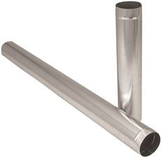 IMPERIAL MFG. 131470 Imperial Mfg Group 3X24 28Ga Furnace Pipe (Pack Of 10) Furnace Pipe