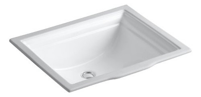Kohler 114707 MEMOIRS® UNDERMOUNT BATHROOM SINK, 18-1/4 IN. X 14-1/2 IN., WHITE
