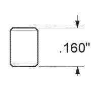 KWIKSET 3117  PK Top Pins - 100 per Pack