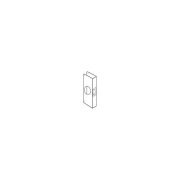 Don-Jo CW1210B 12-CW 22 Gauge Stainless Steel Classic Wrap-Around Plate, Oil Rubbed Bronze Finish, 5-1/8" Width x 12" Height, For Cylinder Door Lock with 2-3/4" Hole