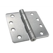 Deltana S44R4HD10B  HD Steel 4-Inch x 4-Inch x 1/4-Inch Radius Hinge