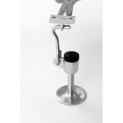 Don-Jo 1477626 1477 Cast Brass Door Stop, Satin Chrome Plated, 3-1/2" Height, 2-1/4" Diameter (Pack of 10)